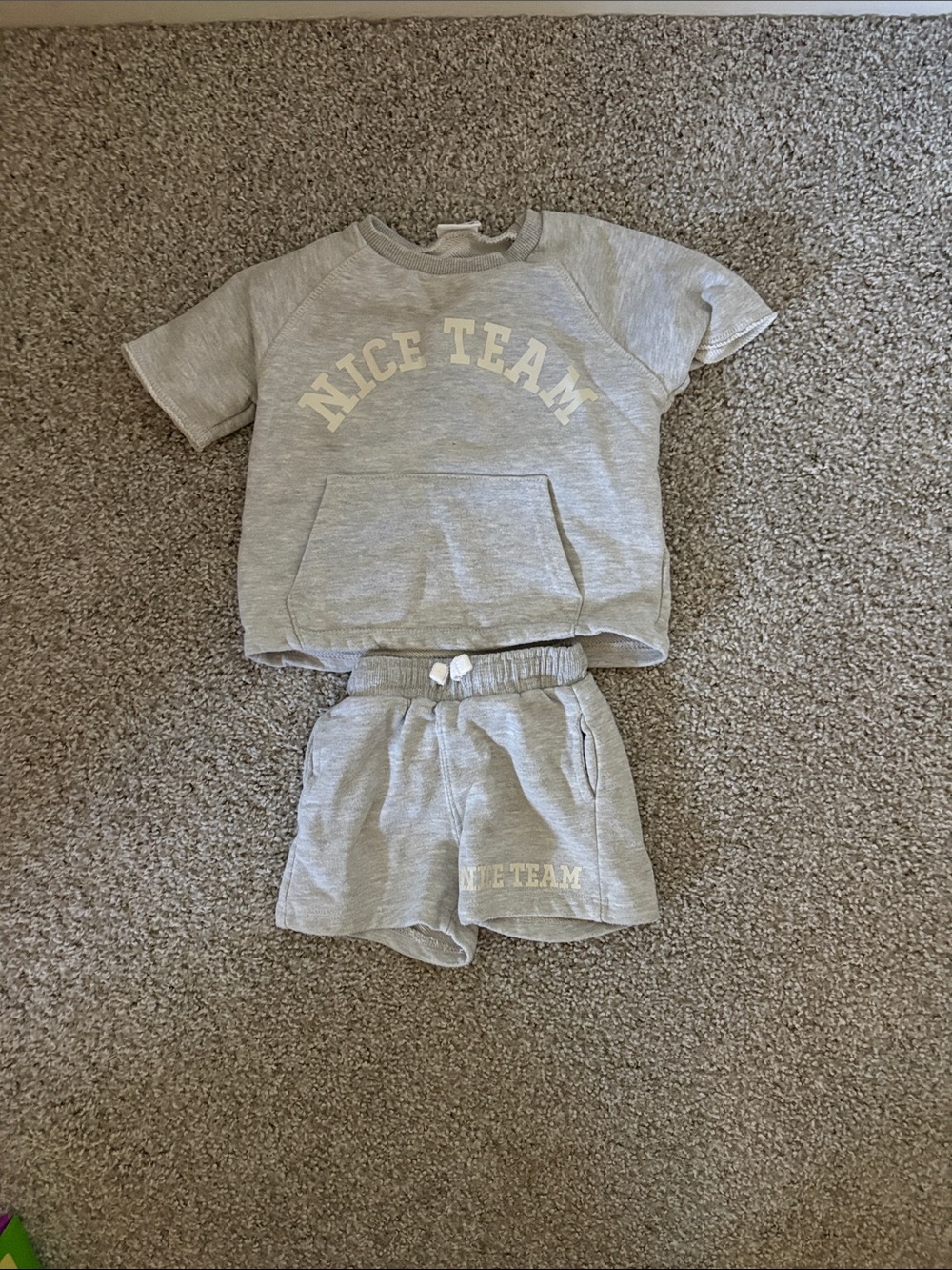 Zara Light Gray Kids Sweatshirt